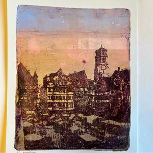 #320 med 9x12 Monoprint